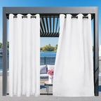 Easy-Going Outdoor Curtains for Patio 2 Panels, 54x84 inch, Weatherproof - Image 3