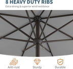 10FT Patio Umbrella, Outdoor Umbrella - Image 3