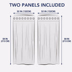 PureFit Outdoor Curtains for Patio Waterproof Weatherproof Outside Curtains | - Image 6