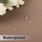 Outdoor Curtains Waterproof W52 x L108 Inch Mocha, 1 Panel | Thick Fabric Light - Image 5