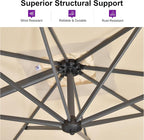 PURPLE LEAF Patio Umbrella - Image 5