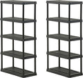 CENTREX 5-Tier Heavy Duty Plastic Storage Shelves by Unknown