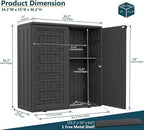 HOMSPARK Indoor/Outdoor Storage Cabinet - Image 3