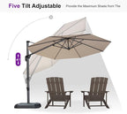 PURPLE LEAF Outdoor Umbrella - Image 6