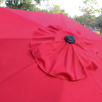 Sunnyglade 9' Patio Umbrella Outdoor Table Umbrella - Image 5
