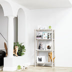 M MZG 1000 lbs 4-Shelf Standing Storage Shelves Heavy Duty Metal Shelving Unit - Image 2