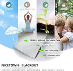 NICETOWN Patio Curtain Outdoor Waterproof W100 x L108, Rustproof Top & Bottom - Image 6