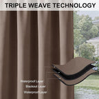 RYB HOME Extra Wide Outdoor Curtains - Image 6