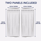 PureFit Outdoor Curtains for Patio Waterproof Weatherproof Outside Curtains | - Image 6