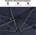 PURPLE LEAF Patio Umbrella - Image 4