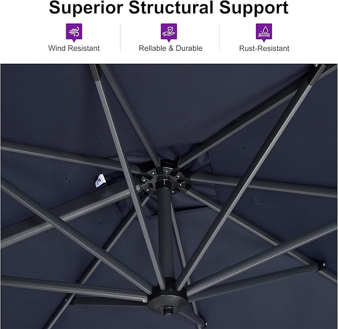PURPLE LEAF Patio Umbrella - Image 6