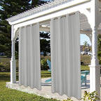 BONZER Outdoor Curtains for Patio Water Resistant Heavy Privacy | Light - Image 7