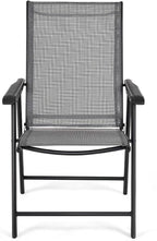 GIANTEX Set of 2 Patio Folding Chairs, Outdoor Chairs - Image 7
