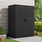 KINYING Outdoor Vertical Storage Shed, 57 Cu.ft Outdoor Storage Cabinet - Image 2