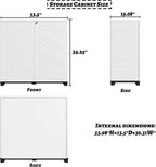 Mrosaa Outdoor/Indoor Storage Box, Resin and Plastic Storage Cabinet Waterproof - Image 4