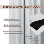 NICETOWN Exterior Winter White Outdoor Curtain - Image 6
