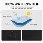Easy-Going 100% Waterproof Outdoor Curtains 110x108 inch, Gazebo and Pergola 1 - Image 2