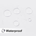 NICETOWN Outdoor Curtains Waterproof Fixed Bottom W52xL95 Prue White | Thermal - Image 5