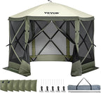 VEVOR Pop Up Gazebo Screen Tent 6 Sided Canopy Sun Shelter - Image 10