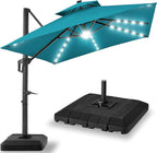 Best Choice Products 10x10ft Cantilever Patio Umbrella w/Base Included by Unknown