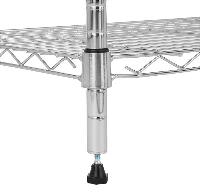 Amazon Basics 5-Shelf Tower Adjustable Storage Shelving Unit, 150 lbs Per Shelf - Image 5