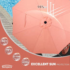 Tempera Patio Market Outdoor Table Umbrella - Image 3