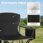 Lightweight 2Pcs Camping Chairs - Image 4
