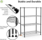 M MZG 1000 lbs Storage Shelving Steel Heavy Duty 4-Tier Utility Shelving Unit - Image 4