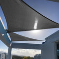 SUNNY GUARD 20' x 20' x 20' Triangle Shade Sail 95% UV Block Outdoor Canopy | by SUNNYGUARD