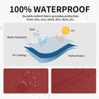 Easy-Going 100% Waterproof Outdoor Curtains 54x96 inch, Gazebo and Pergola 2 - Image 2