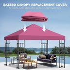 10x10 Gazebo Canopy Replacement Top, 300D High-Density Waterproof Single Layer - Image 5