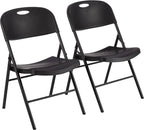 Amazon Basics Portable Folding Plastic Chair, Events Seating, 350-Pound Capacity by AmazonBasics