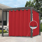 Easy-Going Outdoor Curtains for Patio 1 Panel, 110x120 inch, Weatherproof by Easy-Going