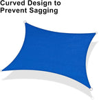 LOVE STORY 7' x 13' Rectangle Sun Shade Sail - Image 6