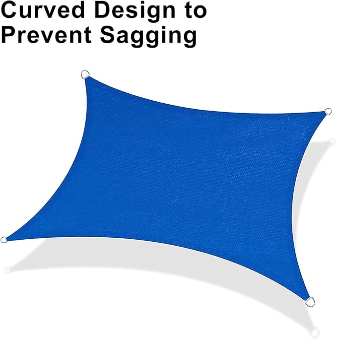 LOVE STORY 13' x 20' Rectangle Sun Shade Sail - Image 6