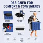 Yaheetech 29" Zero Gravity Chair Adjustable, - Image 4