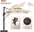 Deconk 10' X 13 'Patio Umbrella - Image 5