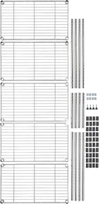 Amazon Basics 5-Shelf Adjustable Storage Shelving Unit - Image 9