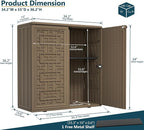 HOMSPARK Indoor/Outdoor Storage Cabinet - Image 3