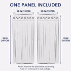 PureFit Outdoor Curtains for Patio Waterproof Weatherproof Outside Curtains | - Image 6