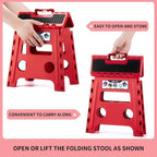 Delxo Folding Step Stool 13 Inch, 300 Lbs Step Stool - Image 7