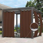Easy-Going Outdoor Curtains for Patio 1 Panel, 54x108 inch, Weatherproof by Easy-Going