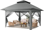 Driftalia 13x13 Pop Up Gazebo for Patio, Deck by Driftalia