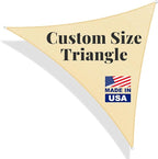 Shade&Beyond Shade Sail 14'X14'X14' Triangle Light Grey Breathable UV Block - Image 3