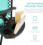 Best Choice Products Set of 2 Adjustable Steel Mesh Zero Gravity Lounge Chair - Image 6