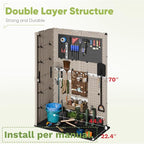Devoko Outdoor Storage Cabinet 50 Cu Ft - Image 2