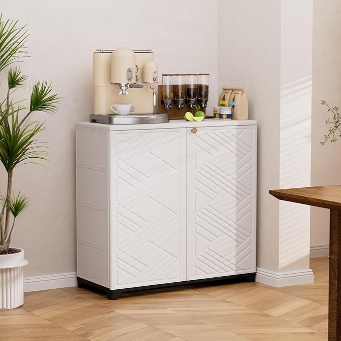 Outdoor/Indoor Storage Box, Resin and Plastic Storage Cabinet Waterproof - Image 7