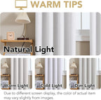 H.VERSAILTEX Linen Curtains 100% Blackout Curtains - Image 7