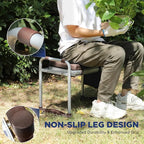 Tovve Foldable Garden Kneeler and Seat, Heavy Duty Garden Stool - Image 4