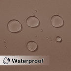 NICETOWN Outdoor Patio Curtain Windproof and Waterproof, Grommet Top & Bottom - Image 3